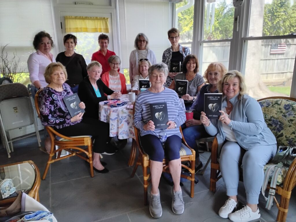 Our meeting for our book club took place on March 31st. We read Dare To Be Me. Everyone enjoyed the time together.