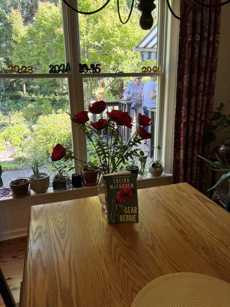 Our Book Club meeting to discuss Freida McFadden's "Dear Debbie." took place on June 2nd. A great discussion and time of sharing was shared by everyone that attended.